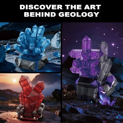 Geology Crystal Building Set for Adults, 564PCS Model Collection Kit