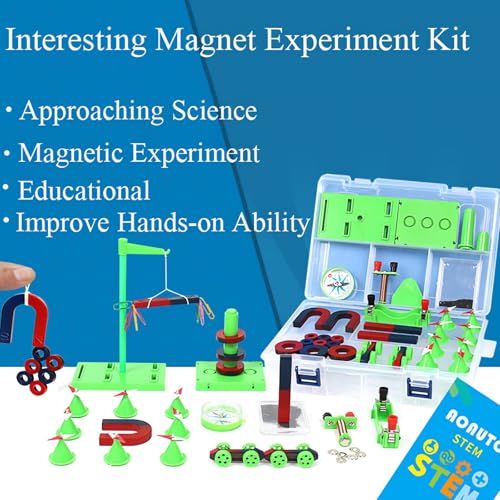 Magnetic Science Kit Physics Electromagnet Experiment Lab Magnets for Kids