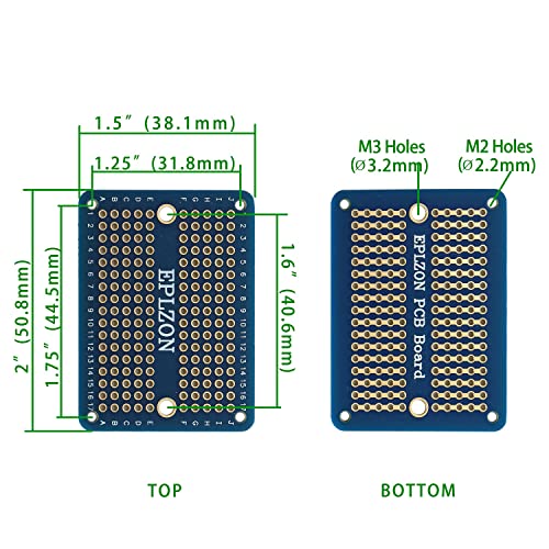 Solderable Breadboard PCB Board Gold-Plated Solder Breadboard for DIY Electronics Projects Apply to Arduino Soldering Projects 3.5"x2.05" & 2.0"x1.5"(Pack of 6 + 2 Mini Board,Multicolor) - color: Multicolor