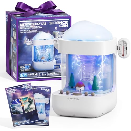 Science Can 3-in-1 Weather Station Toy for Kids, STEM Kits for Kids Age 6-8