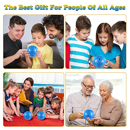 Sratte 3D Maze Ball - Gravity-Based Brain Teaser Puzzle Game Toy for Kids