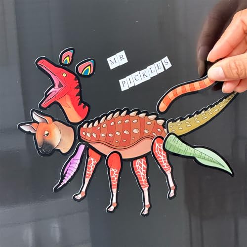 MAGNOMATIC Ancient Animals Construction Kit - Funny Fridge Magnet Creature Creation Kit
