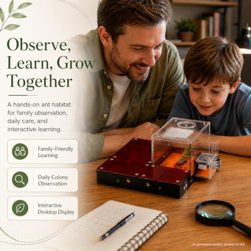 Terra Core Series Progressive Ant Nest with Starter Kit 10.63 x 9 x 5.12 in - size: Terra Core Series-Progressive