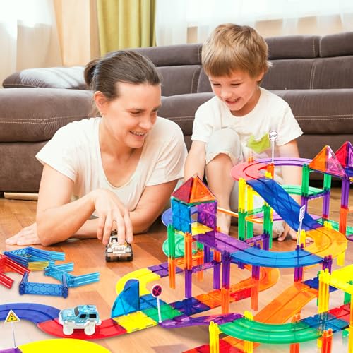 12 Piece Support Column Expansion Supporting Pack for Magnetic Race CarTrack Magnet Tile Building Block Construction Kit Education Toy Boys Girls STEM Puzzle Toy Kids Boy Girl Toddler 3+ PicassoTiles - color: Multicolor