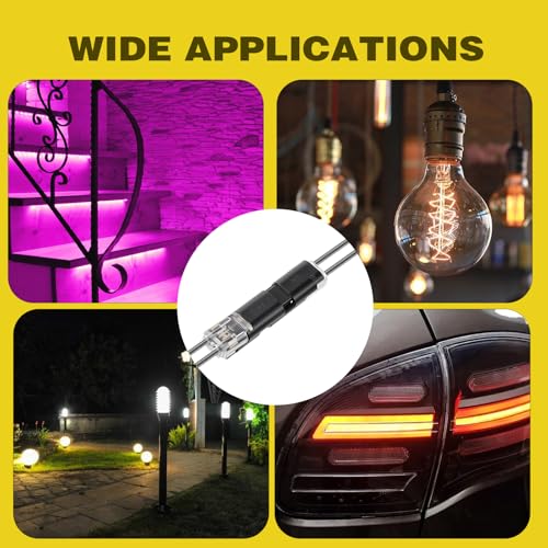 80 PCS Double Wire Plug in Connector, Quick Wire Clips, 18-22 AWG,