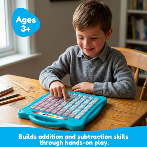 Small World Toys Addition & Subtraction Math Game for Kids Ages 3+ - style: Plus & Minus