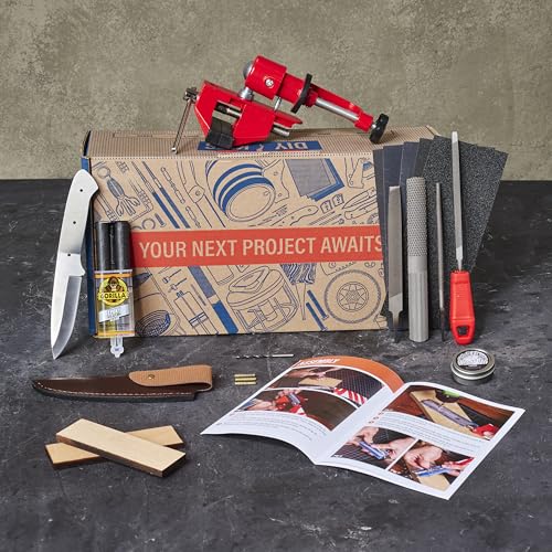 Man Crates Knife Making Kit, DIY Knife Crafting Gift Set for Men, Dad - style: Knife