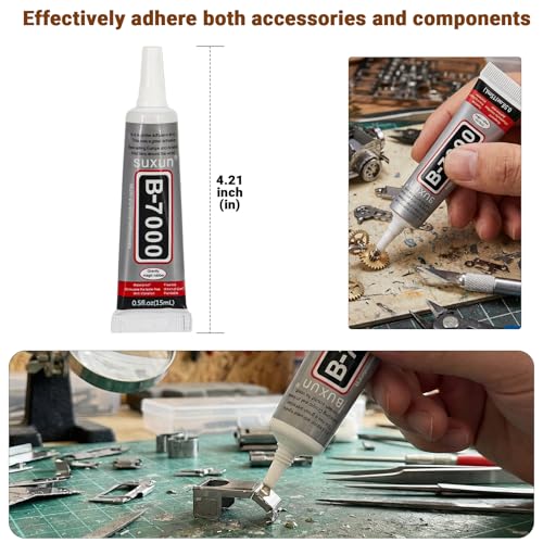 DIY Model Tools Kit 6Pcs Hobby Building Tools kit Plier Sets with Needle-Nose Pliers,Wire Cutters/side pliers,adhesive,3 tweezers for Model Building Repairing and Fixing DIY Craft Kit with Plastic Box
