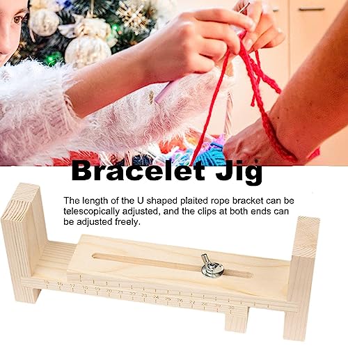 Wood Bracelet Jig, Paracord Jig Bracelet Maker DIY Hand Knitting Wristband