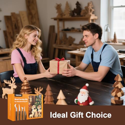 Wood Carving Kit Whittling Kit: 27pcs Wood Carving Tools Set