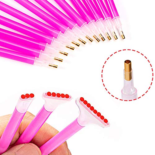 Hulameda 85ps-5D Diamond Painting Tools for Kids - color: Pink