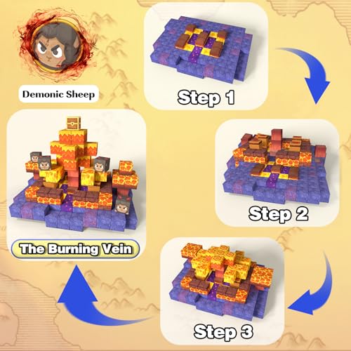 Rurvale Magnetic Blocks, Building Toys for Toddler 3+ Year Old Boy and Girl - color: 200pcs