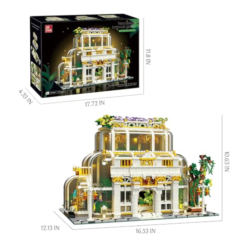 Botanical Garden Building Set with LED Lights Creative Flower Plant