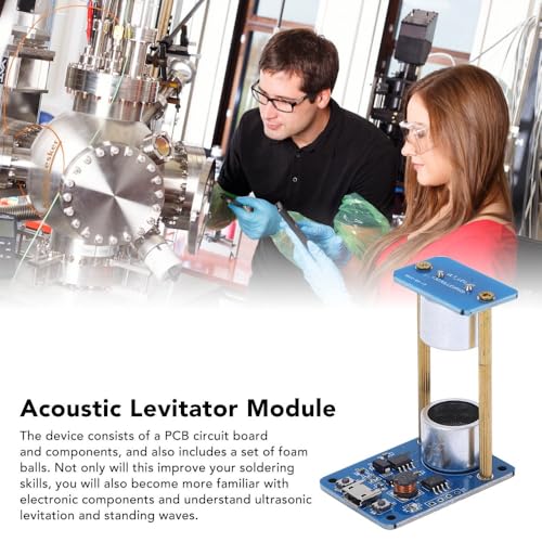 Ultrasonic Levitation Module DIY Kit – Physics Experiment Tool with Standing Wave Controller for STEM Education & Electronic Projects