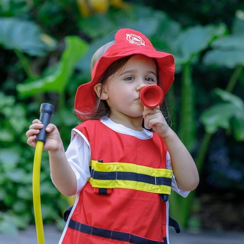 PlanToys® Firefighter Play Set with Pretend Rescue Kit, Helmet & Jacket - color: Fire Fighter