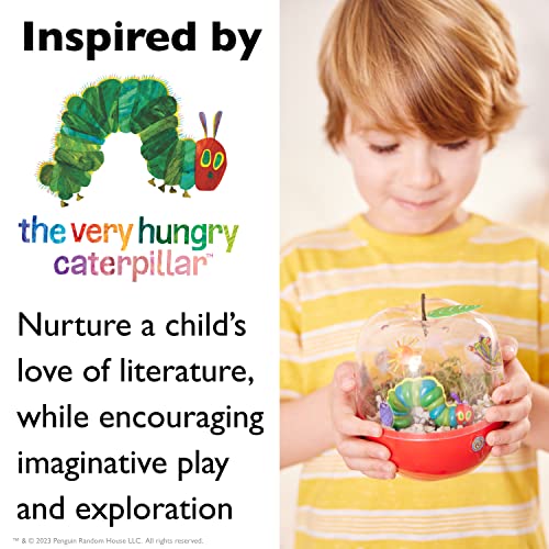 Creativity for Kids The Very Hungry Caterpillar: Ready to Grow Garden - Summer Activities | Science Terrarium Kit Inspired from The World of Eric Carle Books, Education Gifts for Kids (Ages 6+)