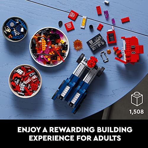 LEGO Icons Optimus Prime 10302 Transformers Figure Set, Collectible Transforming 2-in-1 Robot and Truck Model Building Kit for Adults, Perfect for Display or Play - style: FrustrationFree Packaging