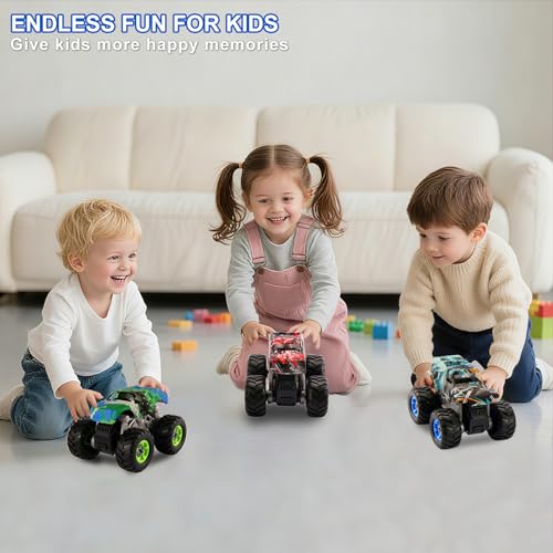 Take Apart Monster Truck Toys for Kids 3 4 5 6 7 8 Year Old Boys, STEM Educational Building Toys with Electric Drill & Storage Box Gift Birthday Christmas for Boys Girls Kids Toddlers