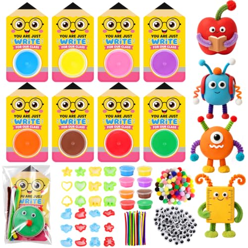 24 Set Welcome Back to School Gifts for Students DIY Modeling Clay Bulk