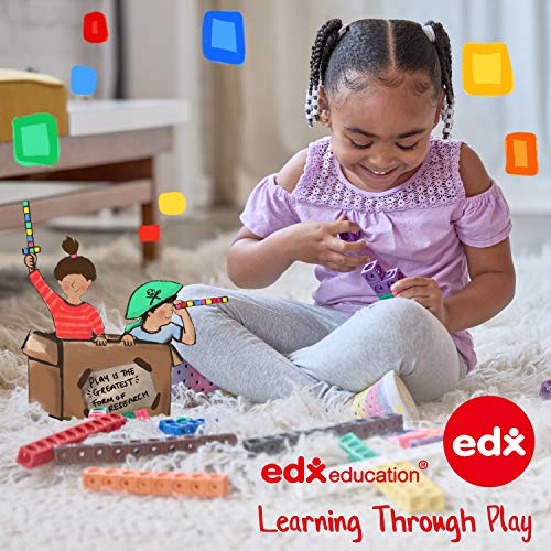 edxeducation Double-Sided Geoboards, Set of 6 with Rubber Bands
