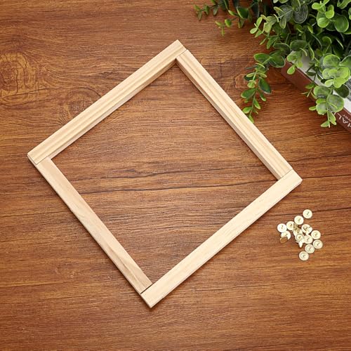OwnMy 9 Inch Needlepoint Stretcher Bars Wood Stretcher Bars for Needlework - size: 9 Inch