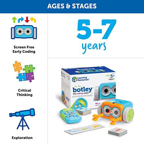 Learning Resources Botley the Coding Robot - style: Botley 45-Piece Set