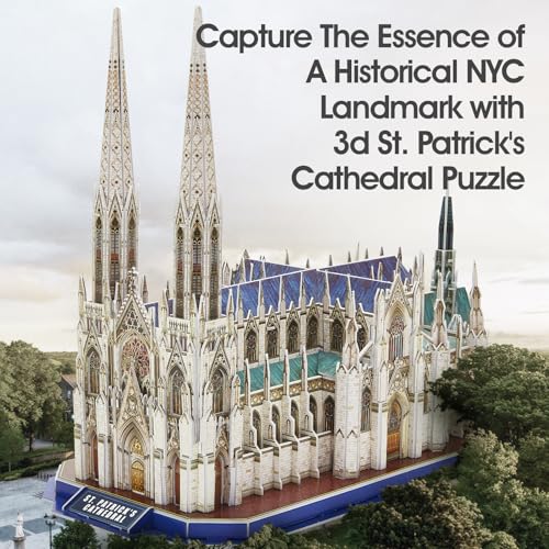 CubicFun 3D Puzzle for Kids St. Patrick's Cathedral New York, 117 Pieces - style: 1 USA | St. Patrick's Cathedral
