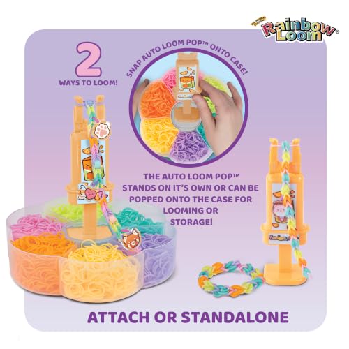 Rainbow Loom Kawaii Pop, 6000 Bands w/Auto Loom Pop, DIY Craft Kit, 7+