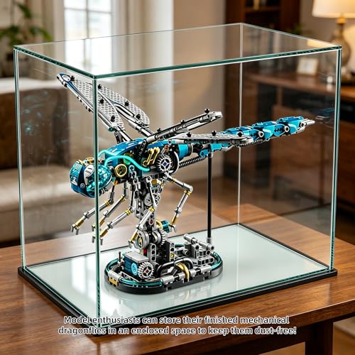 Mechanical Skeleton Robot Building Blocks Set, 3D Robotic Model Kit - color: Dragonfly
