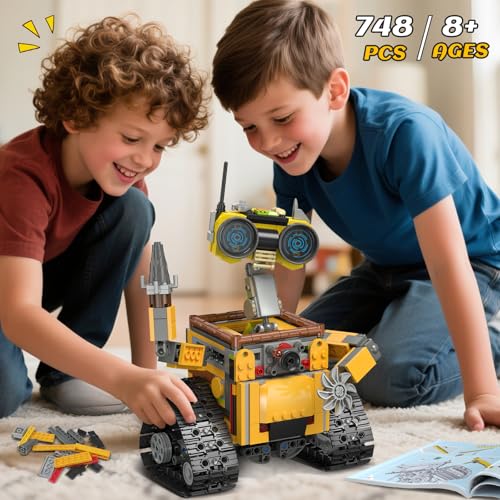 HiWEEGO Robot Building Sets for Kids 748 PCS with Interchangeable Arms