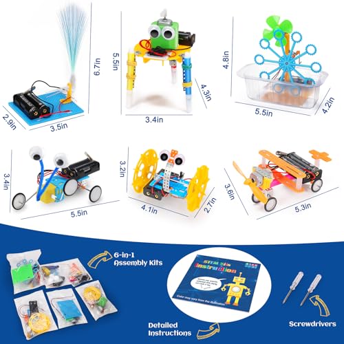 STEM Kits for Kids Robotics Kit Set, Boys Craft Educational STEM Toys Gifts