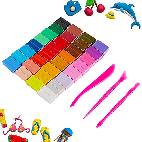 CiaraQ Polymer Clay Kit, Mini Modeling Clay Set - color: 32 Colors