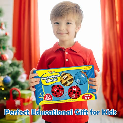 Kasfalci Blends & Digraphs Cards, Phonics Games,Speech Therapy Toys for Toddlers Kids,Learn to Read, Spelling Reading Learning Sight Words Games,Kindergarten Preschool Learning Activities Educational - style: Blends & Digraphs