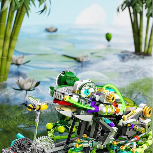 GOTIMON Animal Frogs Building Blocks Toy, 898+ PCS, Gift for Children and Adults