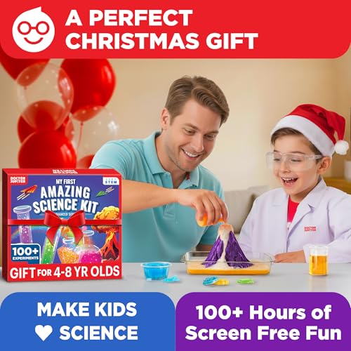 Doctor Jupiter My First Amazing Science Experiments Kit Ages 4+ - style: My First Amazing Science Kit: 4+