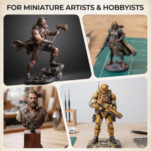 Smallbudi 12 Colors Face & Flesh Tones Model Paint Set Miniature Acrylic - color: Skin Tones