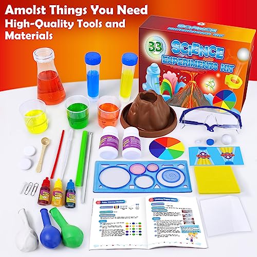 UNGLINGA 33 Experiments Science Kit for Kids - style: science kit with 33 experiments
