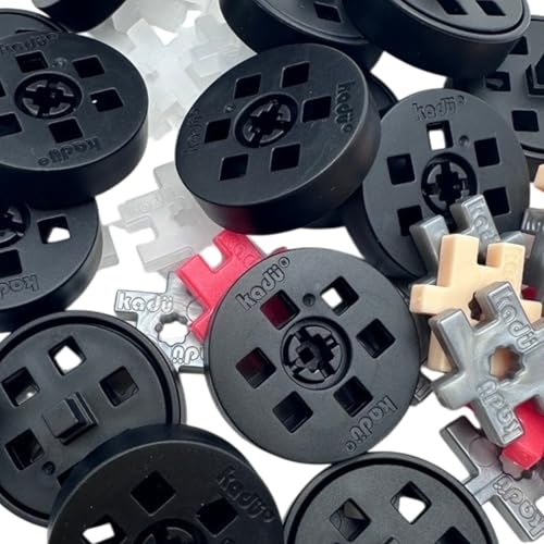KADÜ Mechanicals 78 Piece Wheel Parts Kit - Kids Age 6+ Building Blocks
