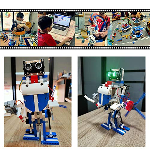 Yahboom Micro:bit Building Robot Kit 16 in 1 STEM Projects Standard with Sensor Module DIY (Standard Kit with microbit V2) - color: Standard Kit With V2