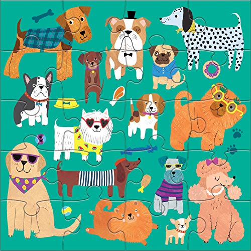Mudpuppy - Cats & Dogs - Set of Two 20 Piece Magnetic Puzzles for Kids - style: Cats & Dogs