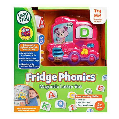 LeapFrog Fridge Phonics Magnetic Letter Set, Pink - color: Pink