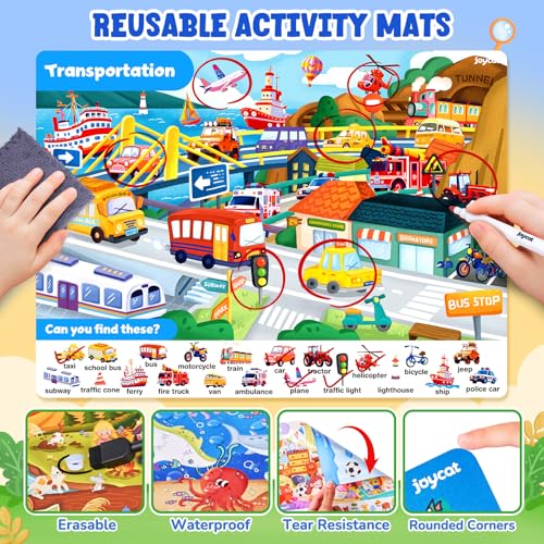 JoyCat Search & Find Activity Books, Preschool Learning Game Activities - style: Mixed Themes