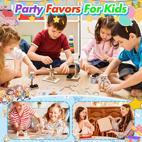 GIAKAN Party Favors Toy for Kids Age 8-12, Treasure Box Prizes Toy Science Building Project Kits for Boys Girls School Rewards Gifts, Classroom Prizes, Party Favors, Party Supplies for Kids Ages 6-14