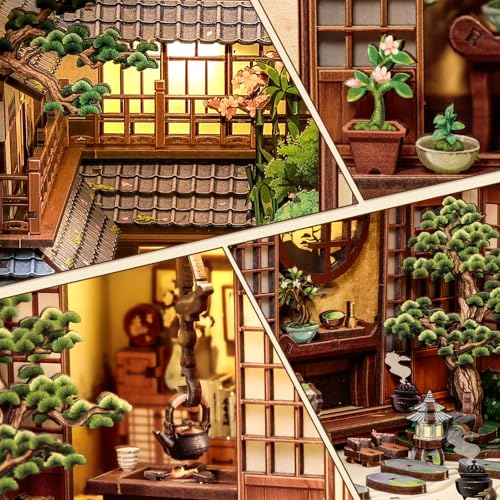 Fsolis Japanese Book Nook Kit Zen Garden - color: Serene Courtyard