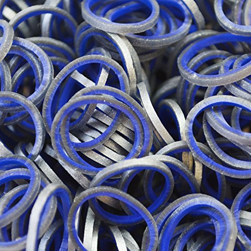 Rainbow Loom® Medieval Collection: Navy Blue Rubber Bands with 24 C-Clips (600 Count)