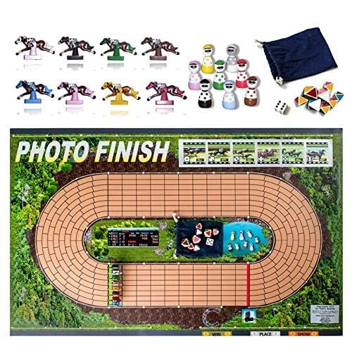 Horse Racing Board Game | Huge Vibrant Playing Surface | Lane Changing and Frequent Photo Finishes