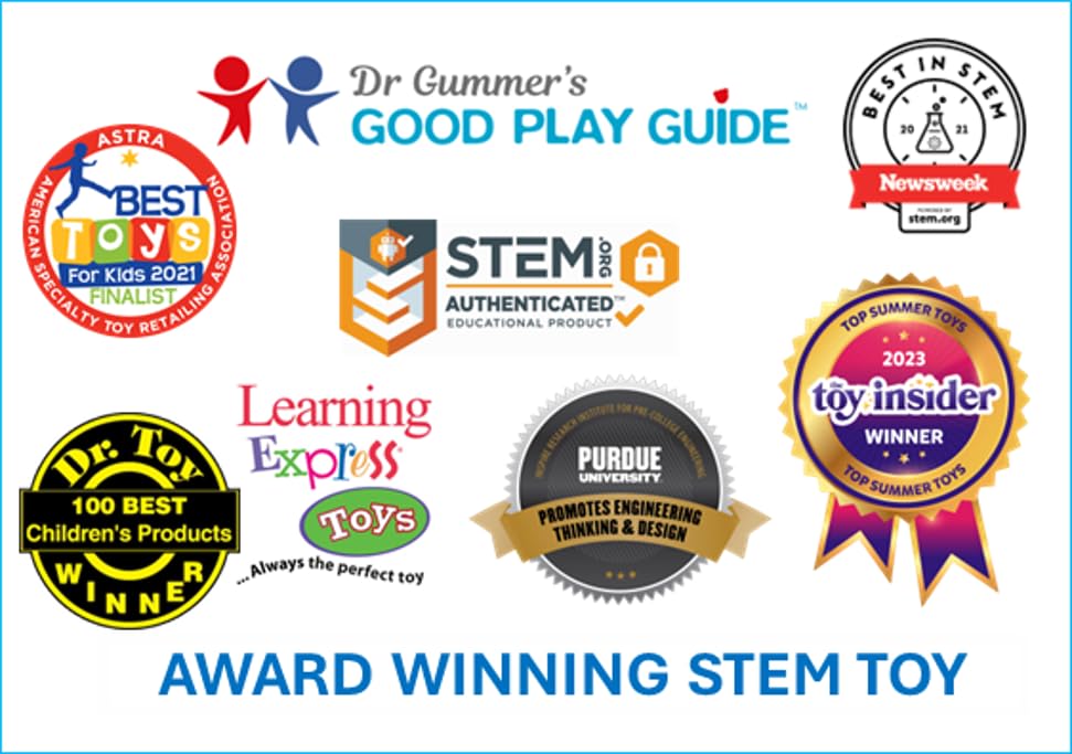 SNAP CIRCUITS Jr. SC-100 STEM Electronics Kit, 100+ Projects, Ages 8+ - size: 100 Projects