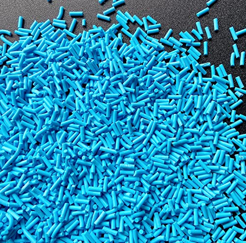 EHOPE 50g Fake Sprinkles Resin Sprinkles Fake Candy Sprinkles Clay Sprinkles Polymer Sprinkles Polymer Clay Slices for Nail Art DIY Crafts Cake Phone Case(4-Blue) - color: 14-Blue