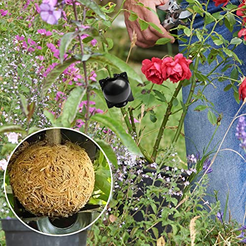 12 PCS Medium Air Layering Propagation Kit Plant Root Device with Zip Ties - size: Medium