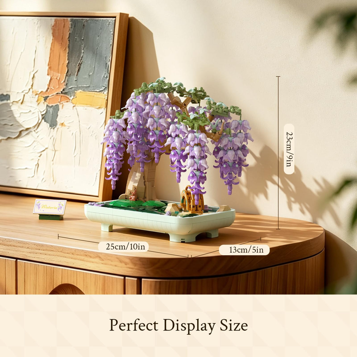 Wise Block Wisteria Bonsai Tree Building Set for Adults, 1000 PCS